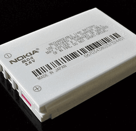 Lithium-ion cell phone battery